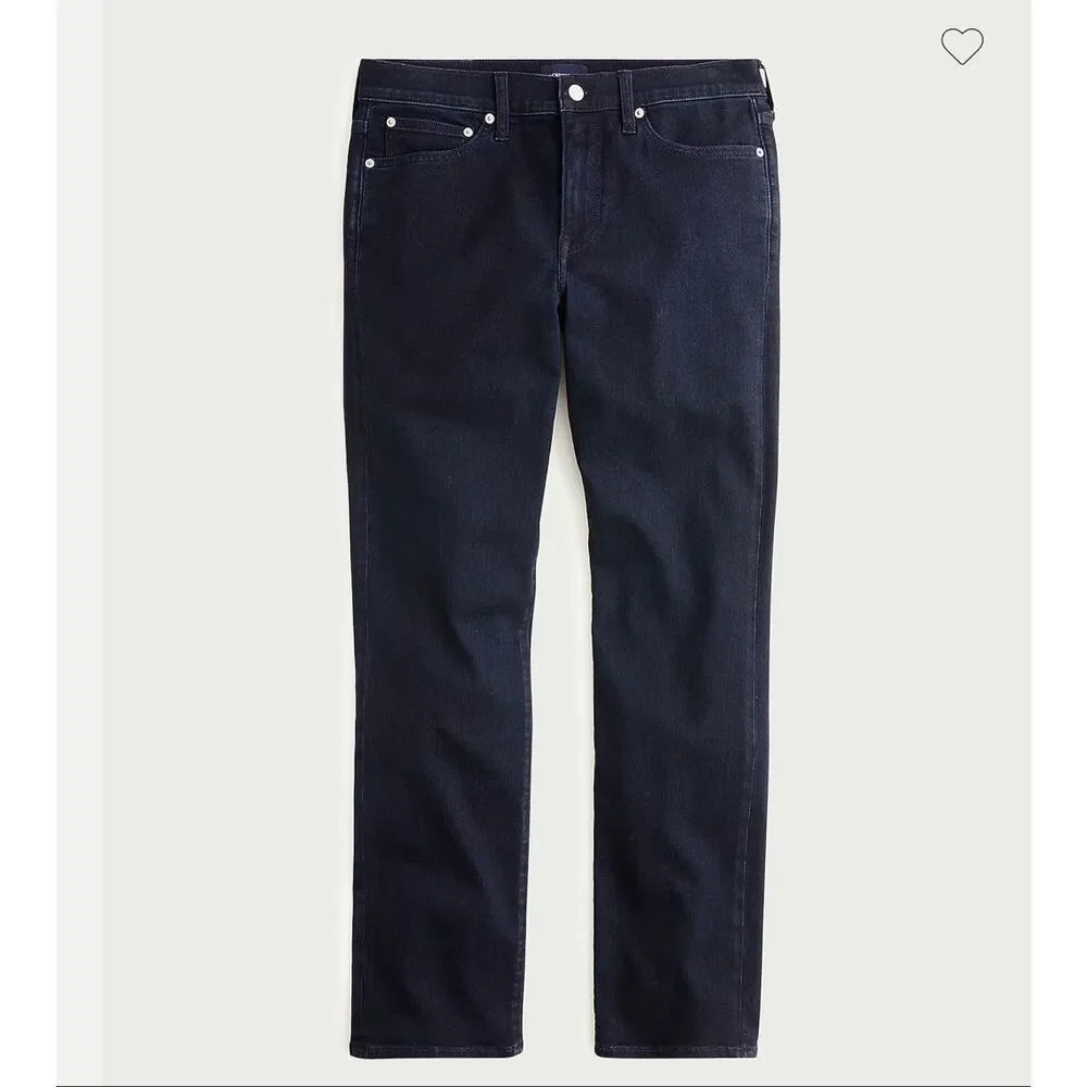 J. Crew 770™ Straight-fit stretch jean in deep lake wash NWT 33/34